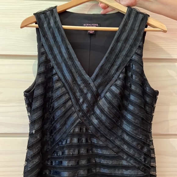 Midi black dress - Picture 2 of 3